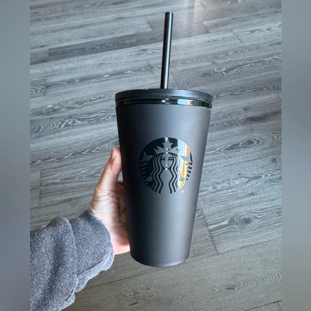Starbucks 16oz Black Cup