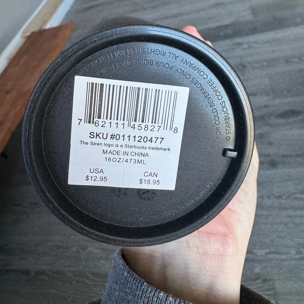 Starbucks 16oz black
