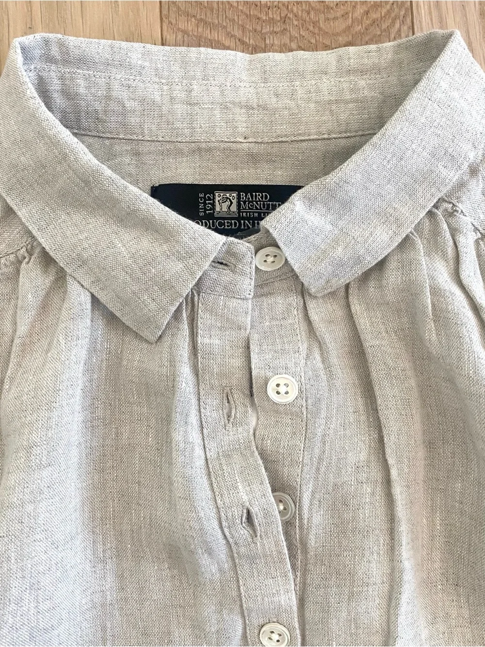 J. Crew New Capitaine Sleeveless Shirt Baird McNutt Linen
