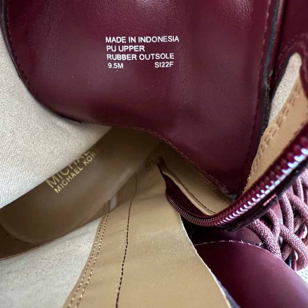 Michael Kors chic maroon