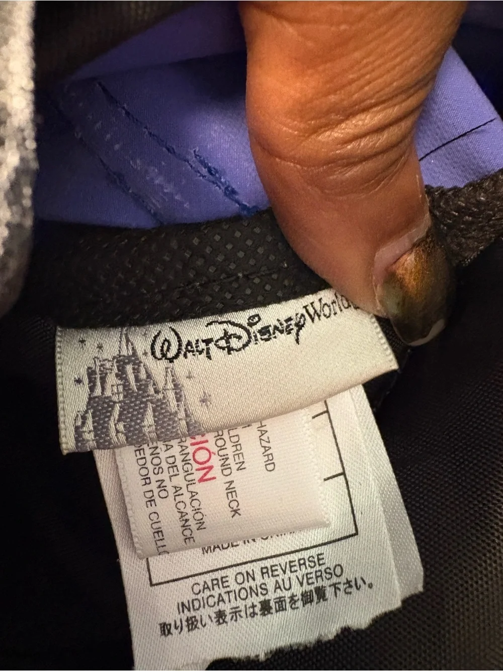Walt Disney World 1971 Anniversary Blue Backpack Mickey Mouse Edition