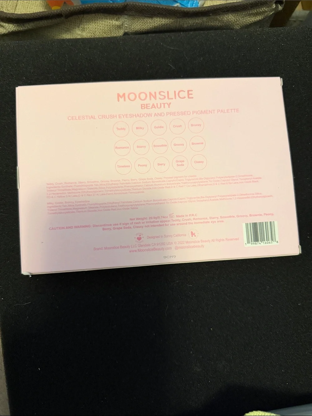 Moonslice Beauty Celestial Crush Eyeshadow & Pressed Pigment Palette NEW