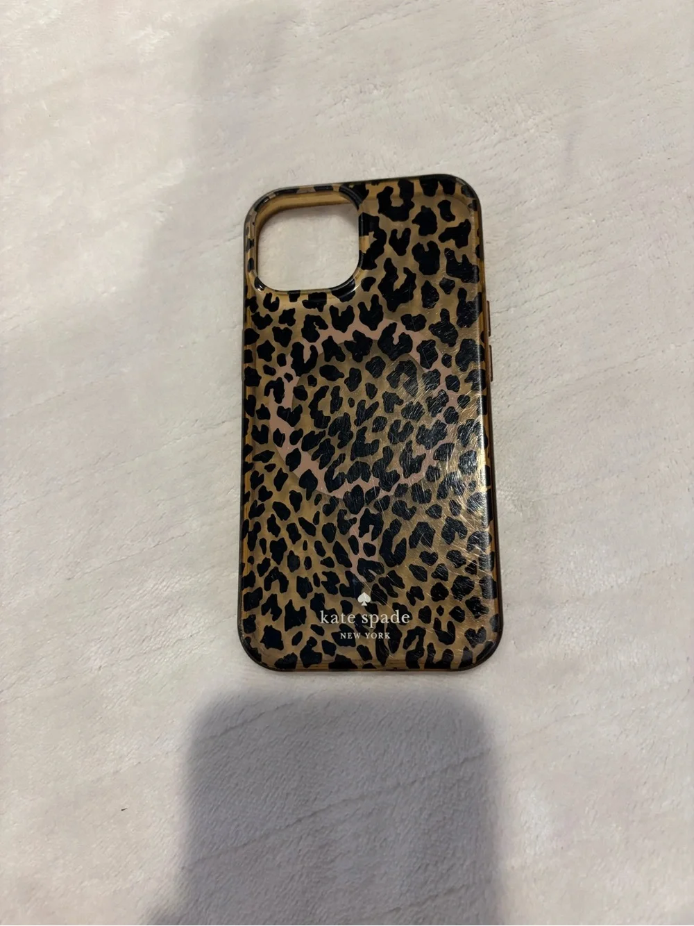 kate spade Leopard Spot Phone Case in Brown & Black