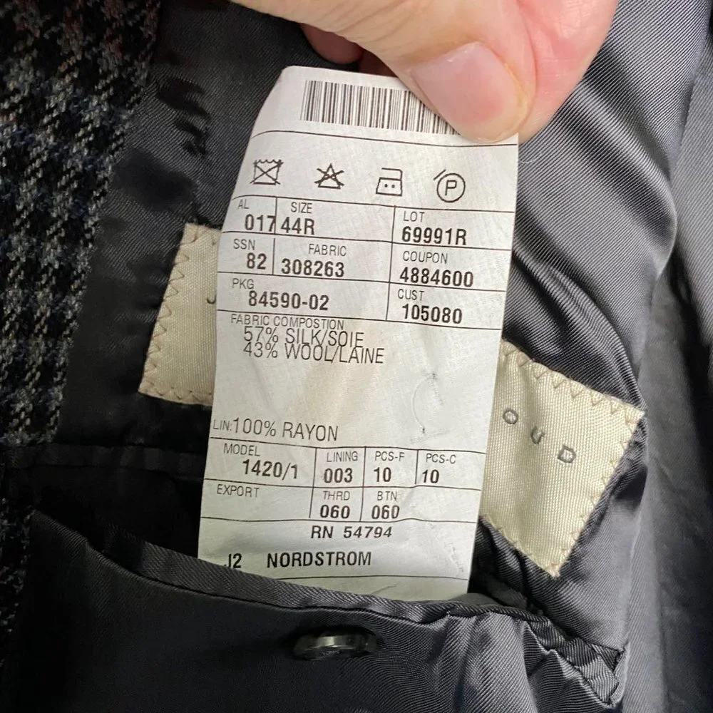 Joseph Abboud measurements see