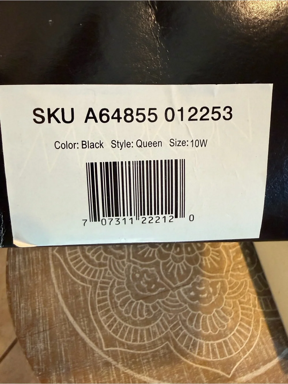 Markon black leather