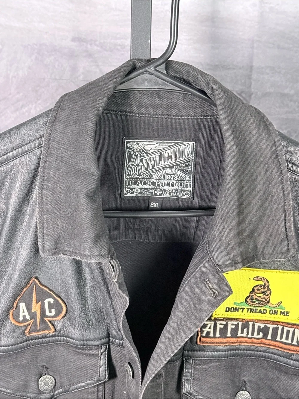 Affliction black jacket