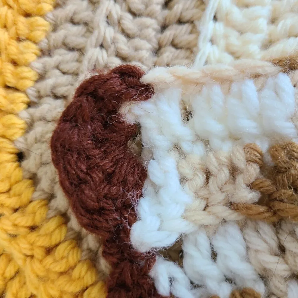 Vintage chevron afghan