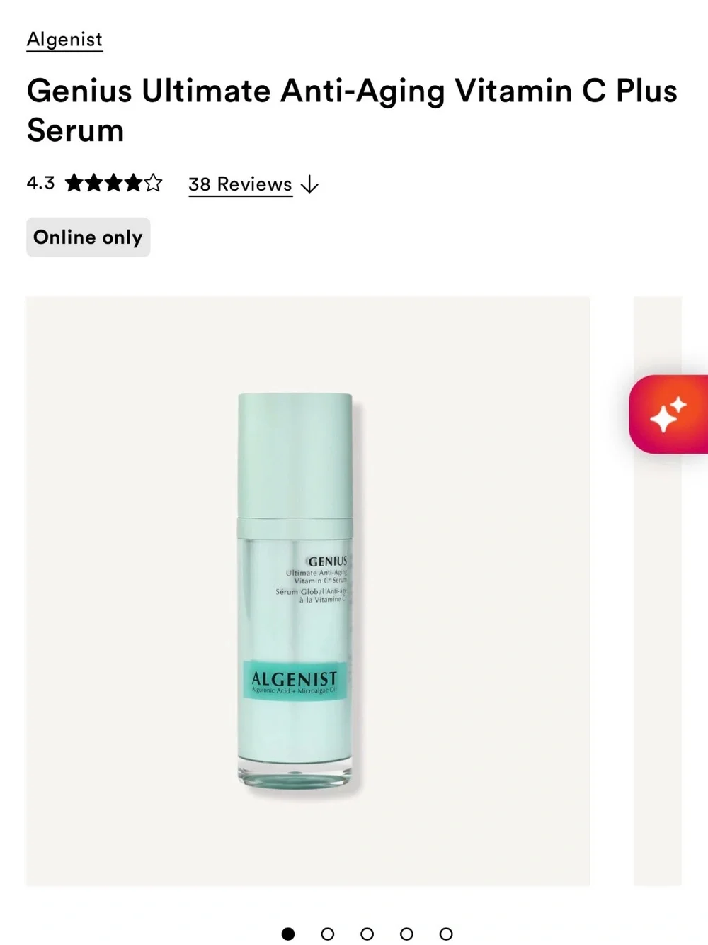 Algenist anti aging