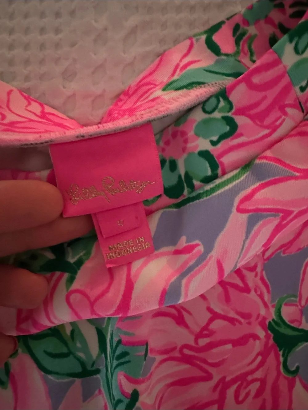 Lilly Pulitzer two crop floral