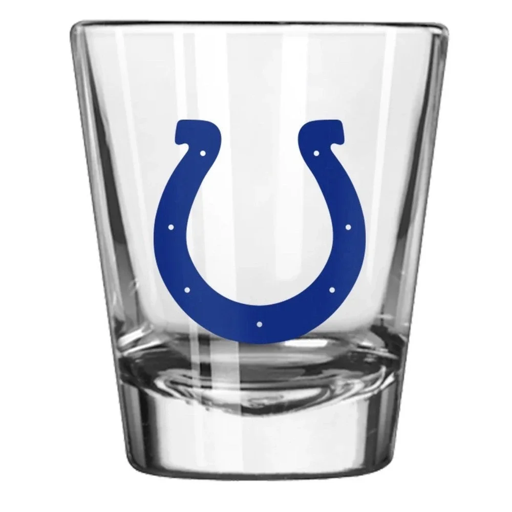 Brand New Indianapolis Colts Boelter NFL Gameday 2oz Shot Glass FREE SHIP!!