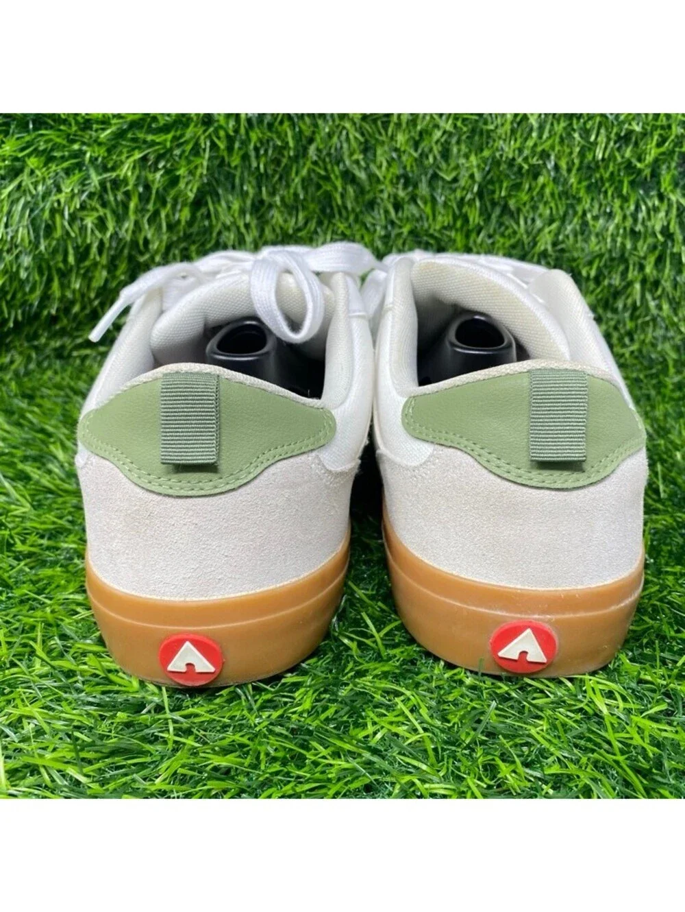 AIRWALK Shoes Mens 12 Huntington Sneakers White Faux Leather Casual MNAK23ES014