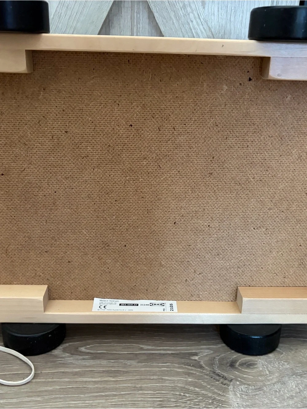 IKEA MULA 24 building blocks with pull wagon