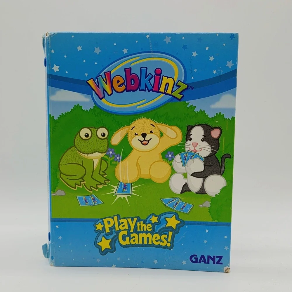 Ganz Webkinz Trading Card Album + 59 Assorted Cards *READ*