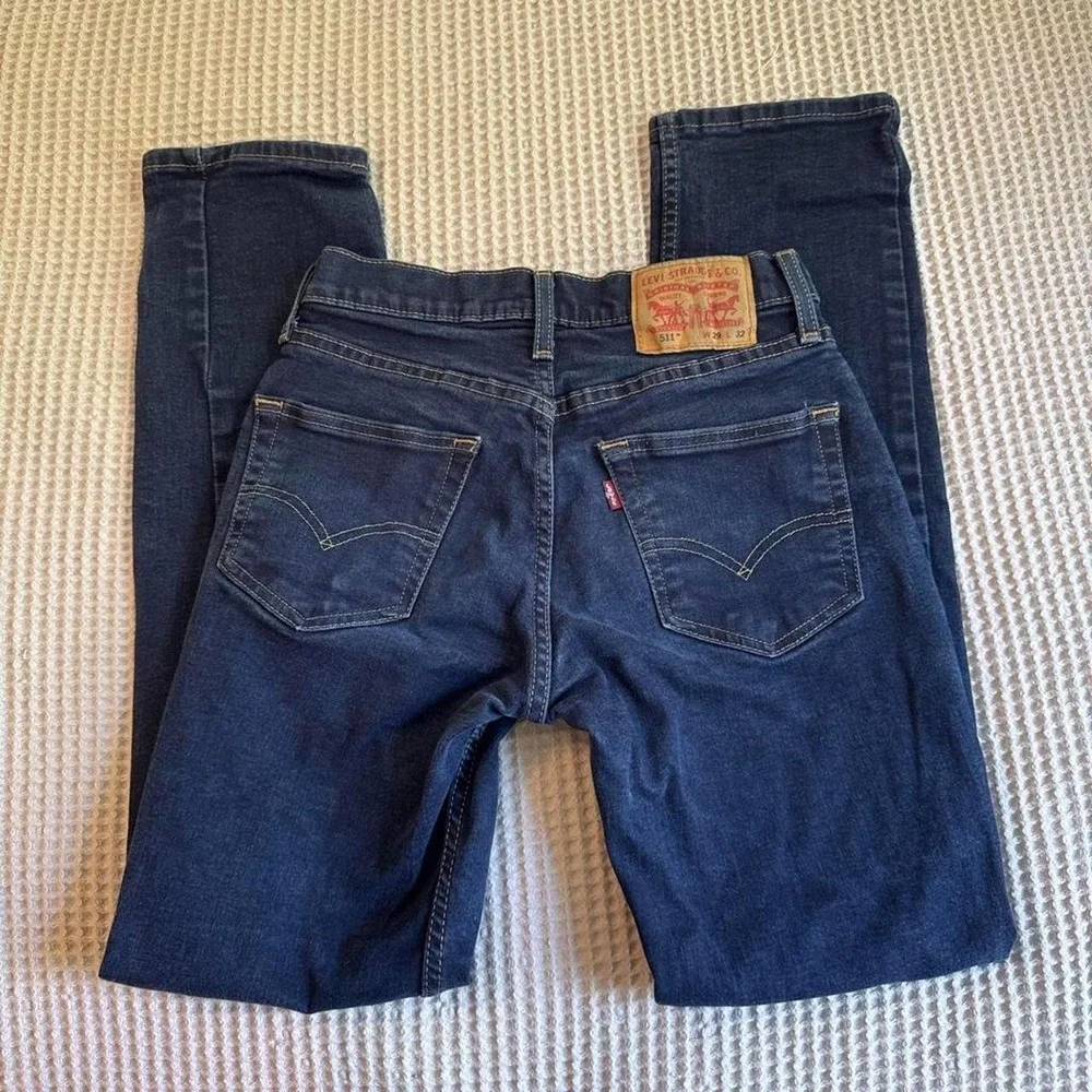Levis #straightleg navy levi