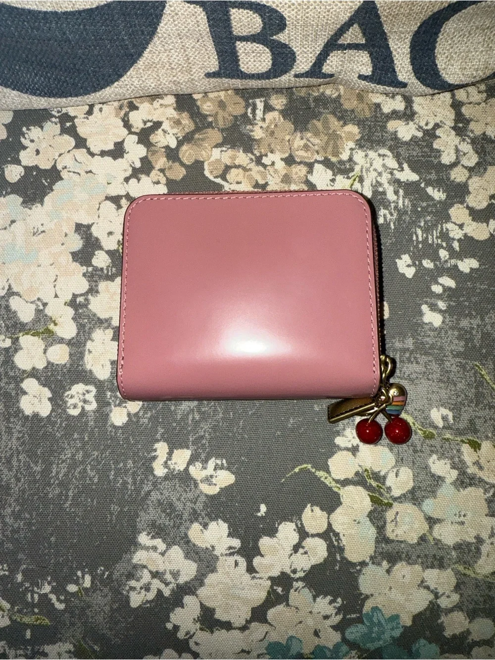 Coach carry cherry logo