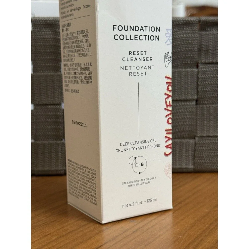 Dr. Brandt Reset Cleanser with Salicylic Acid, Full Size 4.2oz, New in Box