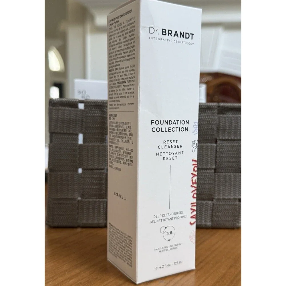 Dr. Brandt Reset Cleanser with Salicylic Acid, Full Size 4.2oz, New in Box