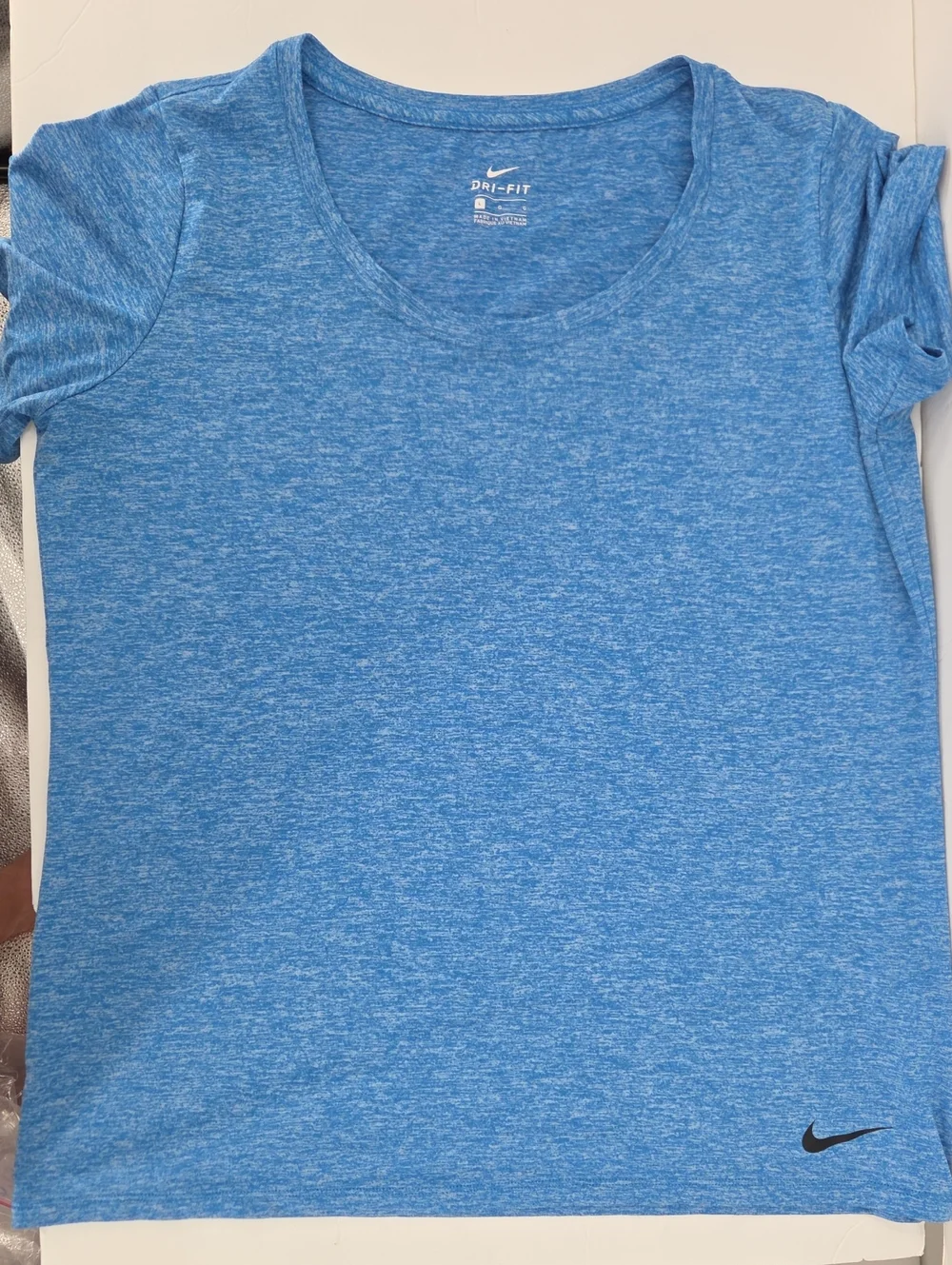 Nike Dri-FIT Heathered Blue Short Sleeve Tee