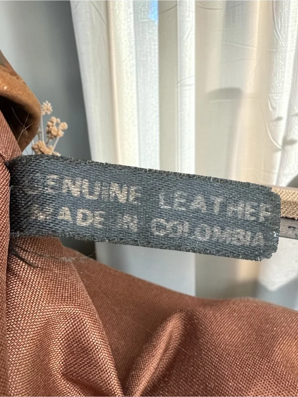Source Unknown genuine leather