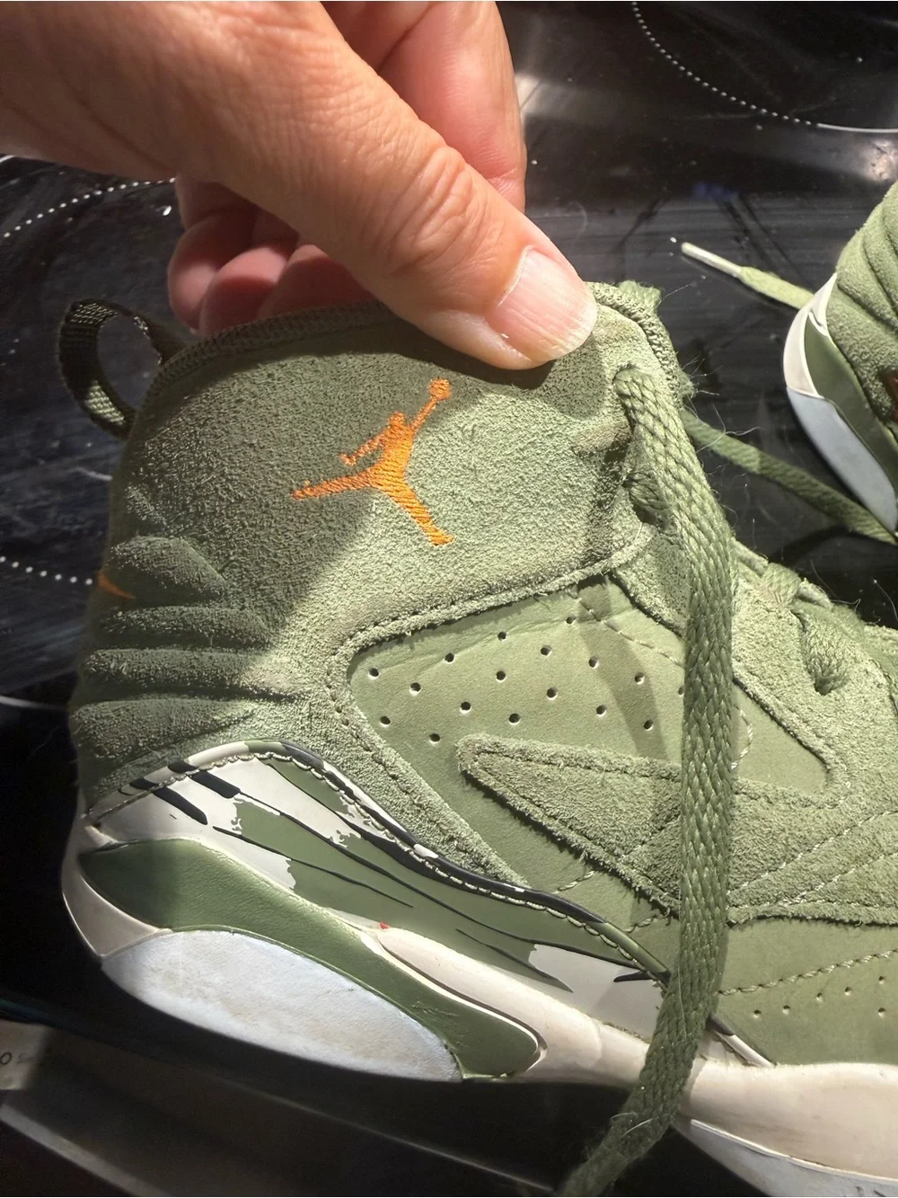 Jordan soft suede