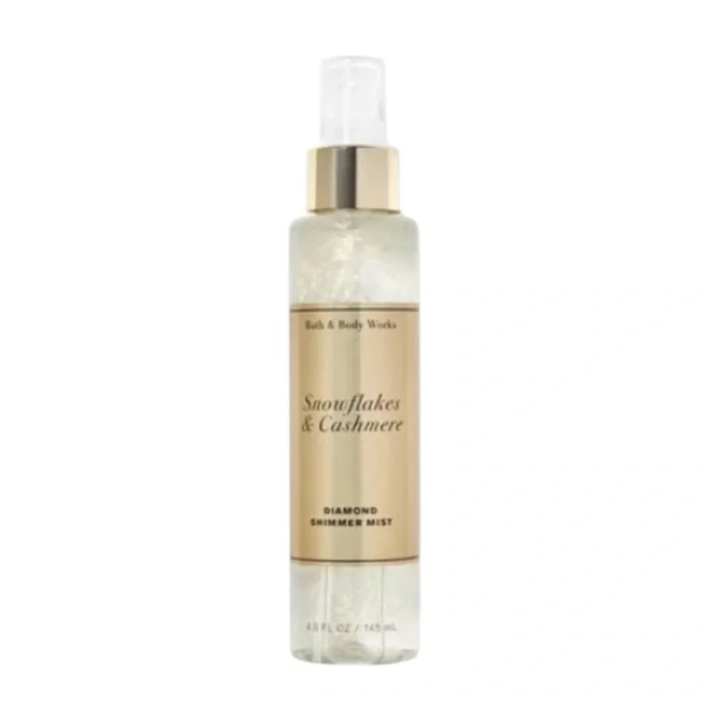 Snowflakes & Cashmere Bath & Body Works Diamond Shimmer Mist Fragrance NEW