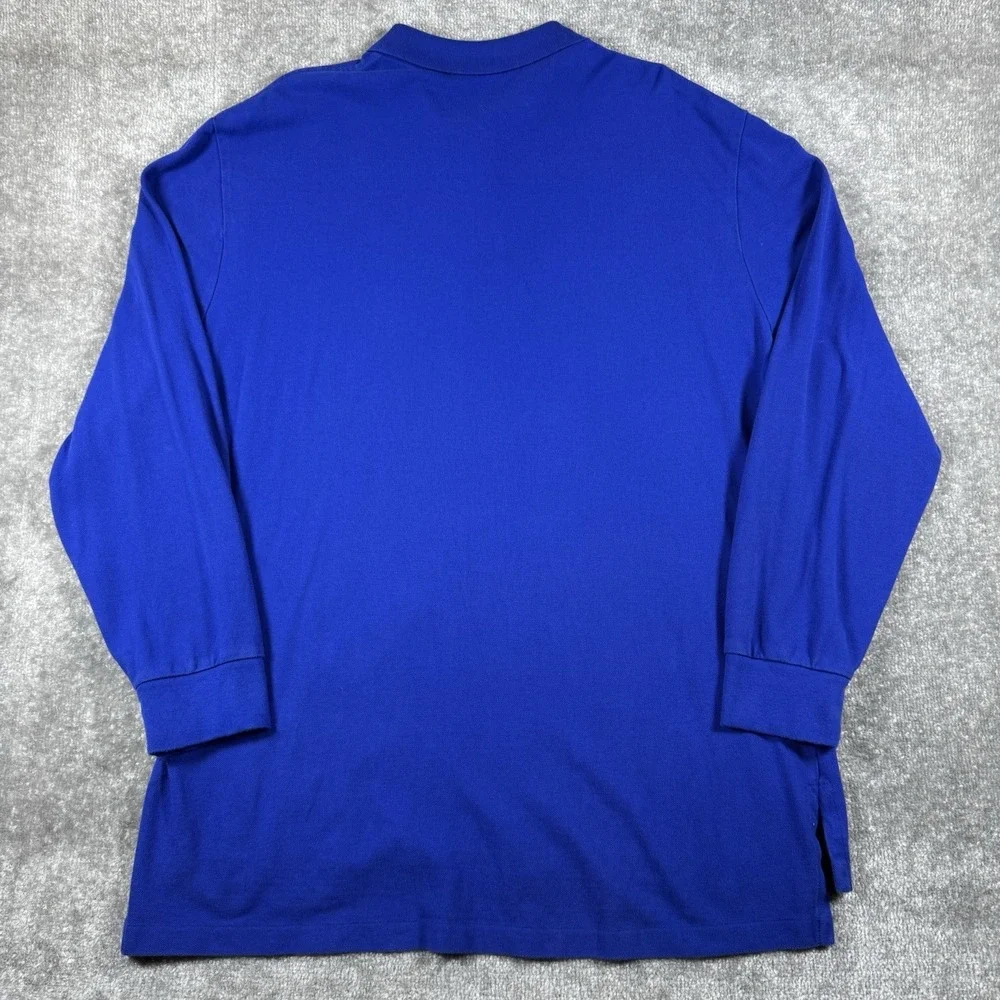 Polo Ralph Lauren Shirt Men's XL Blue Long Sleeve Cotton Casual Preppy