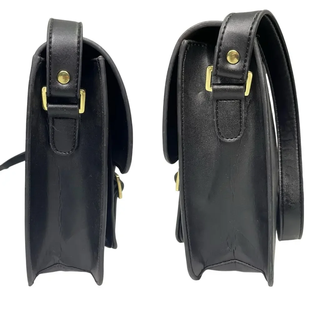 Steven By Steve Madden black faux