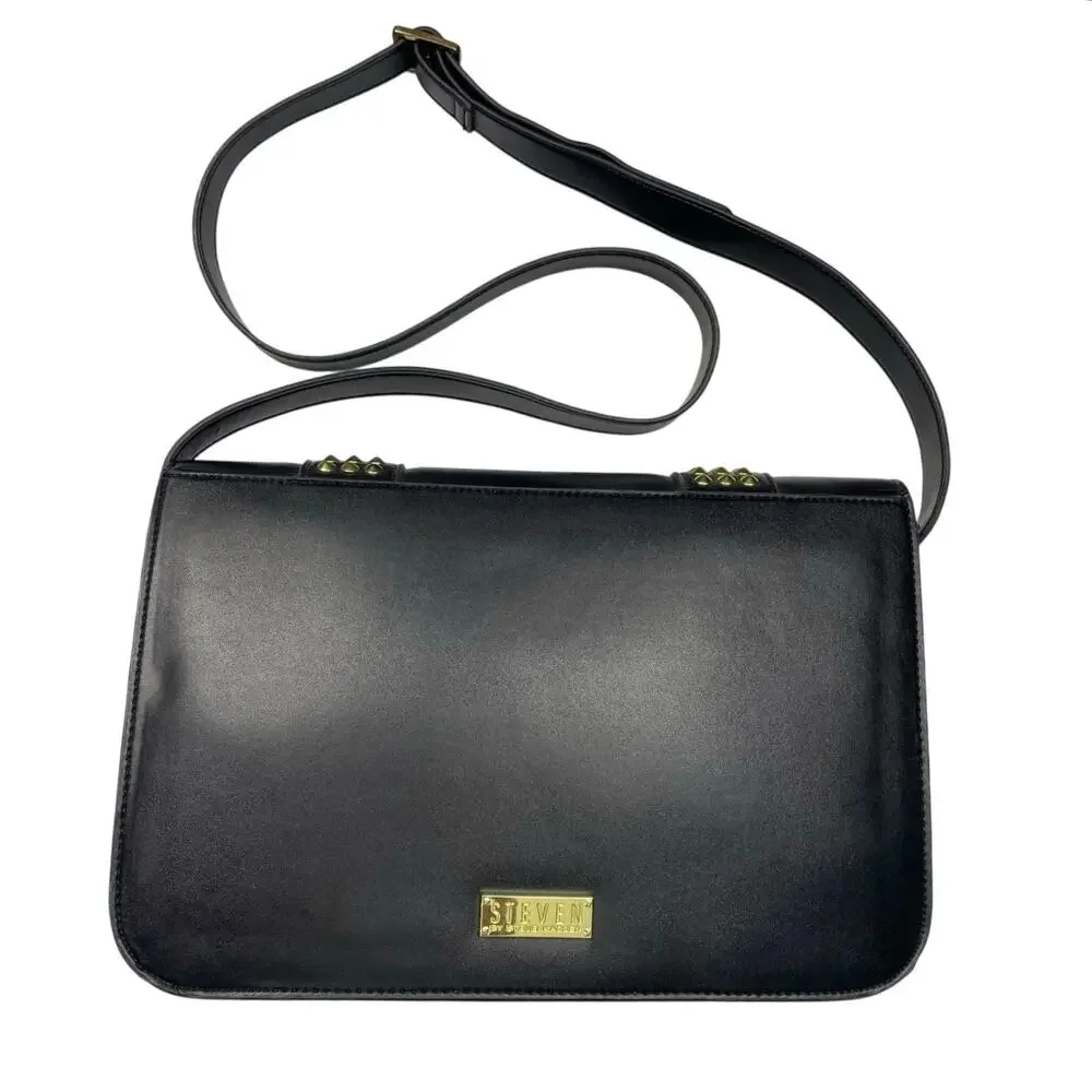 Steven By Steve Madden black faux