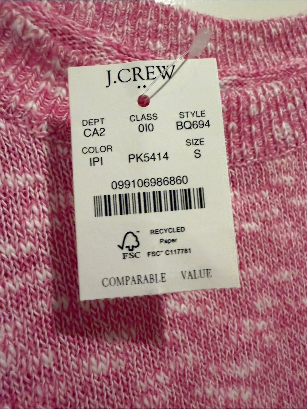 J. Crew soft sleeveless
