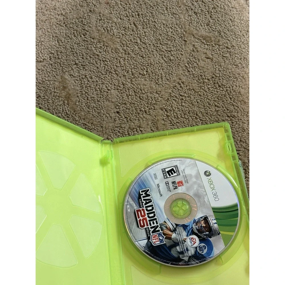 Madden NFL 25 Microsoft Xbox 360, 2013 Complete Tested Working -