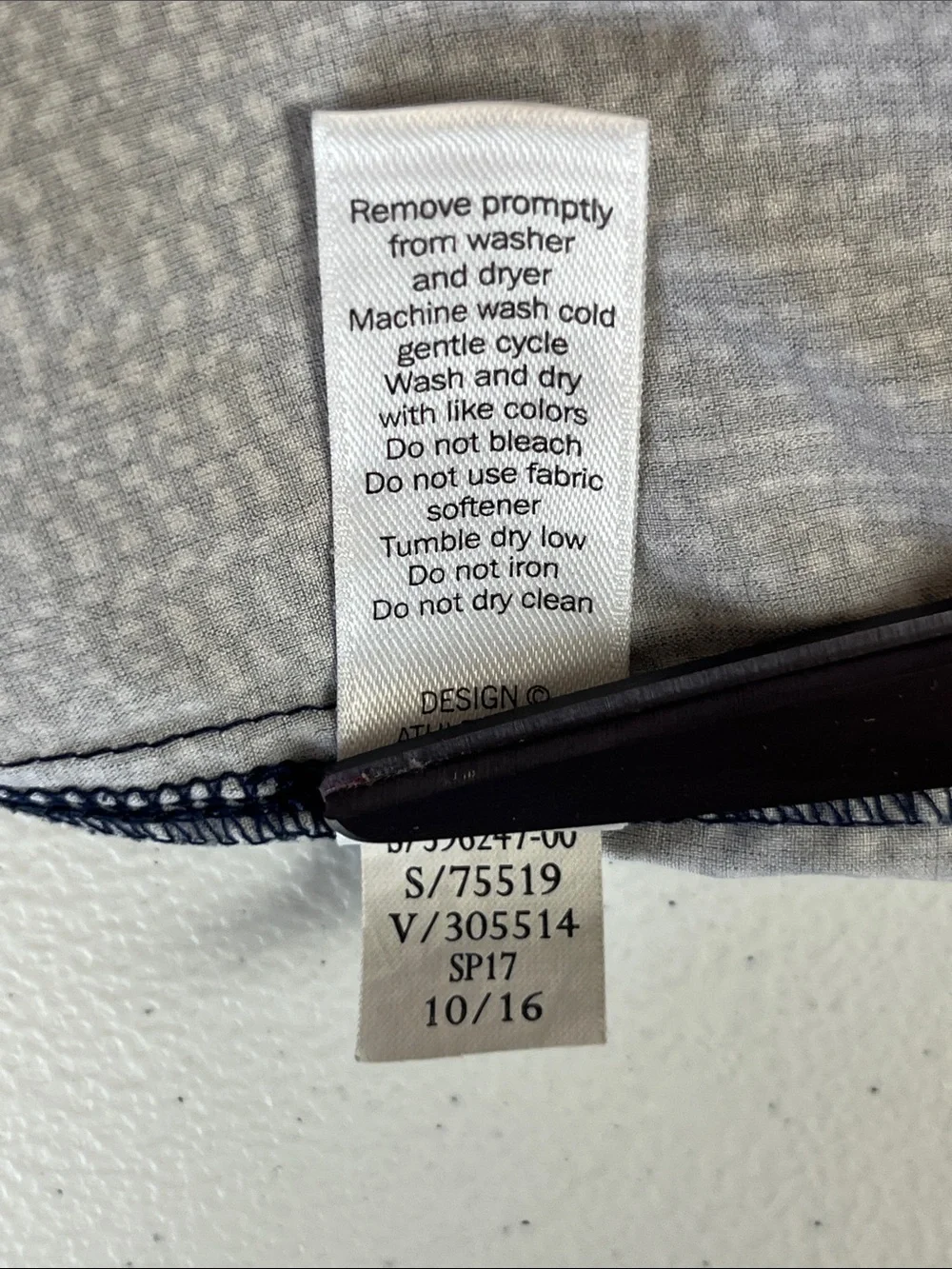 Athleta blue white