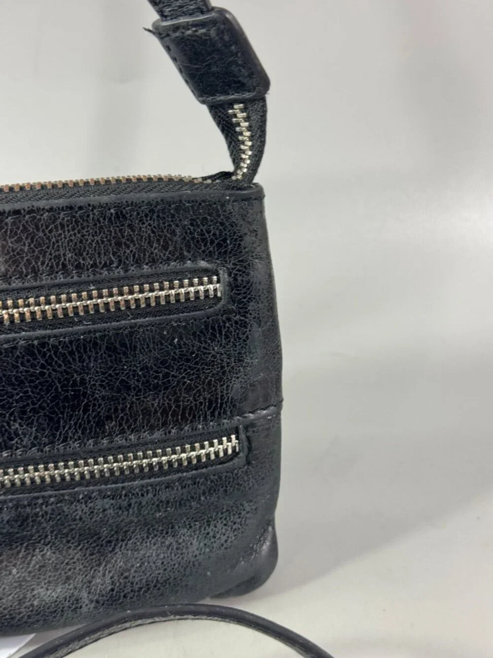 Hobo International Black Leather Crossbody Shoulder/Crossbody Bag