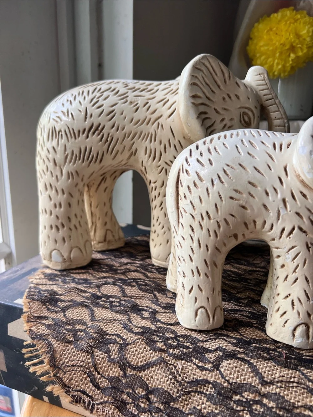 Handmade elegant cream