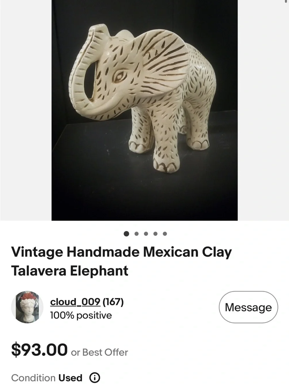 Handmade elegant cream