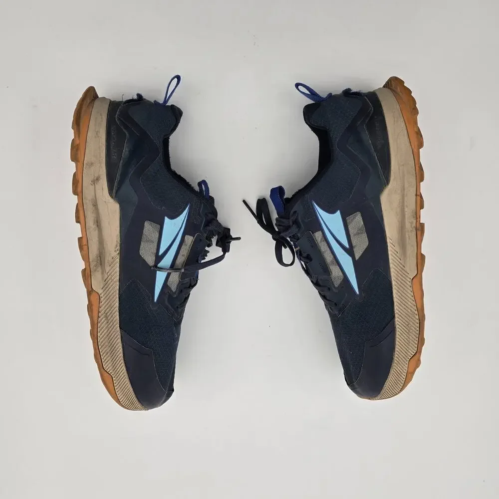 Altra Lone Peak 7 Mens Size 8 Navy Blue Trail Running Shoes Sneakers Zero Drop