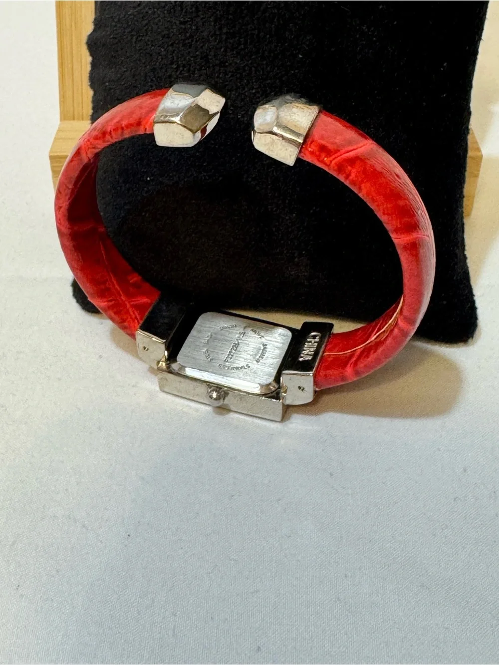 Red Crystal Accent Women's Quartz Watch