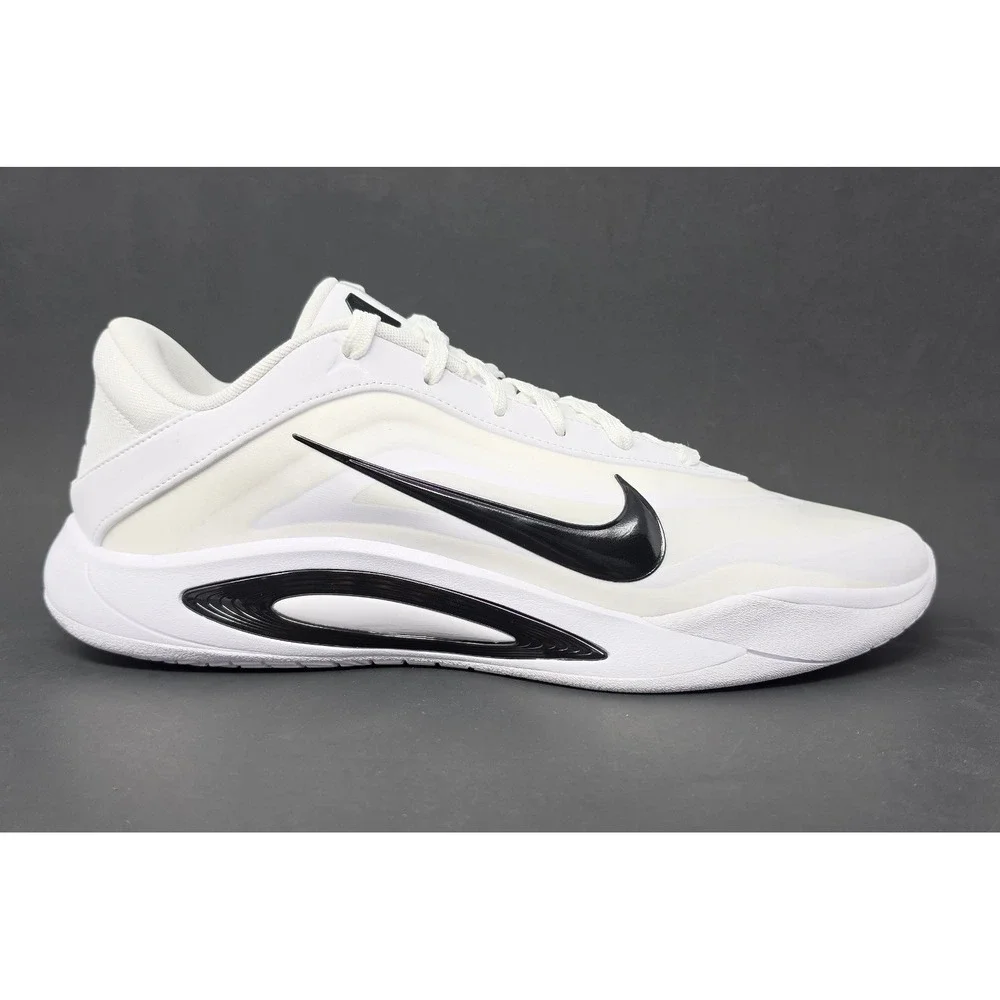 Nike A'One Aja Basketball Shoes White Black HQ8500-100 Men's 11.5/Women's 13