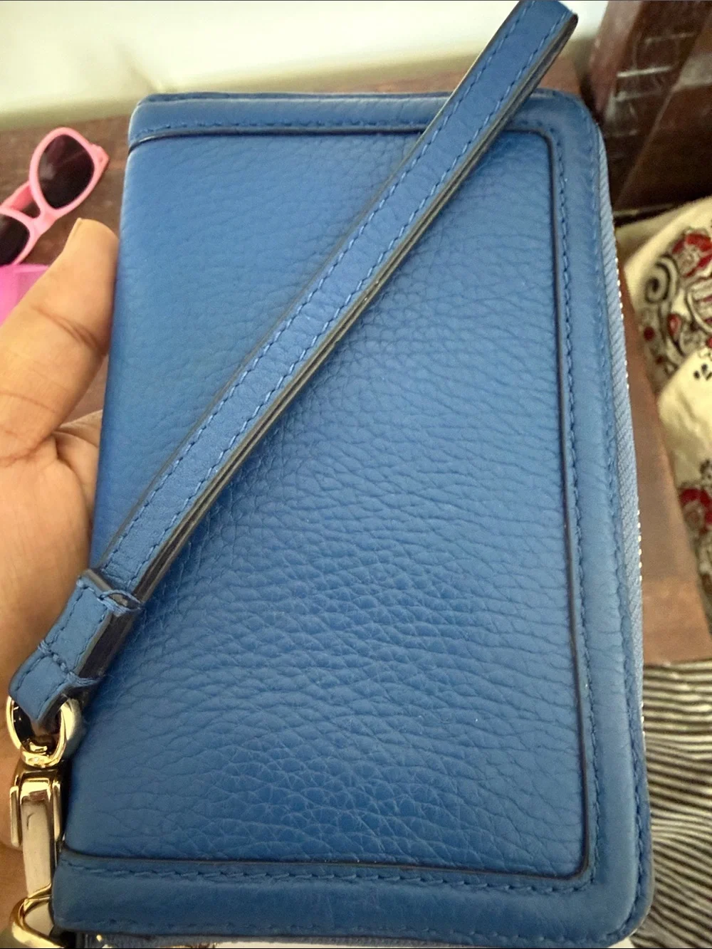 Tory Burch compact wristlet