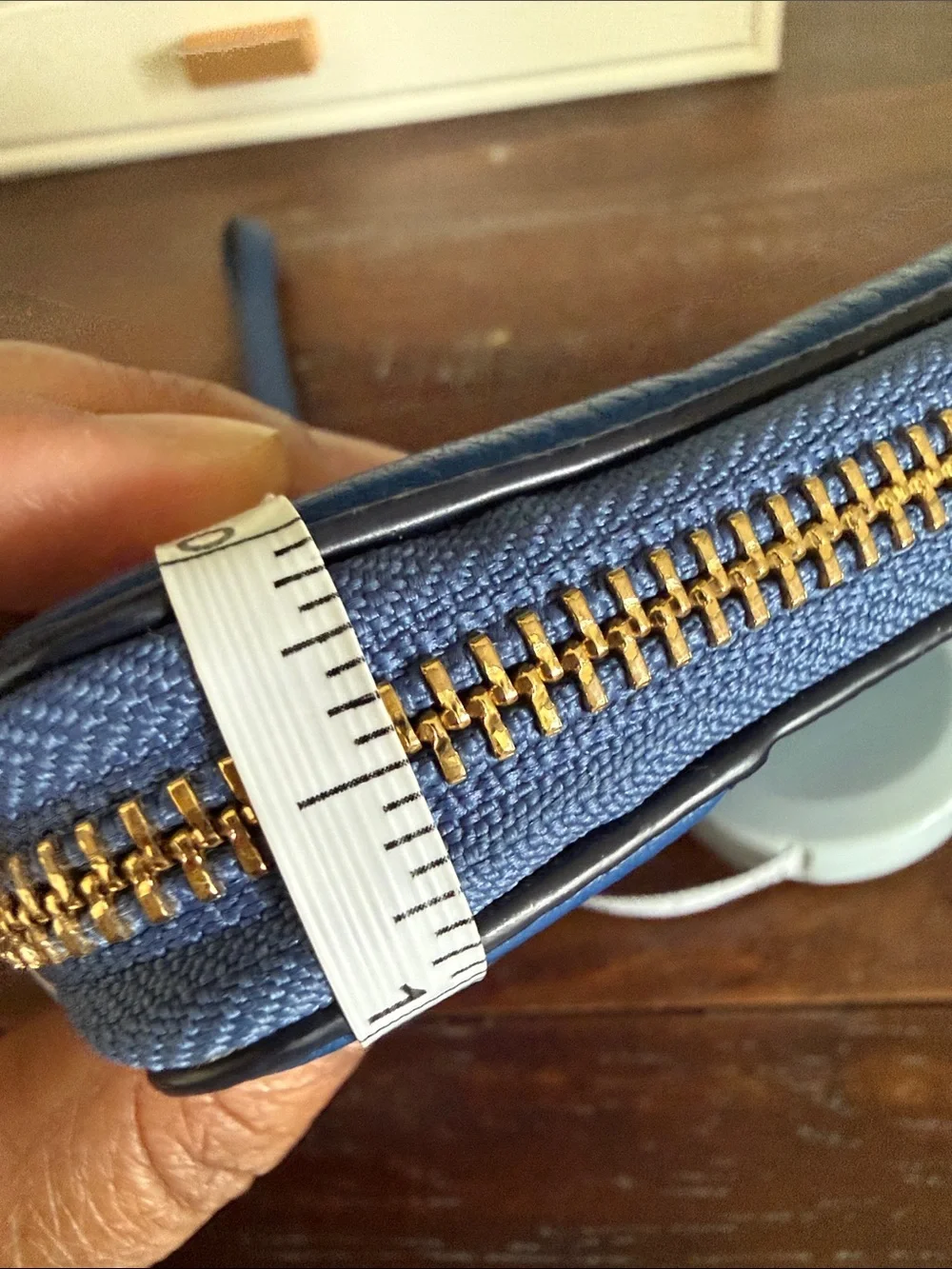 Tory Burch compact wristlet