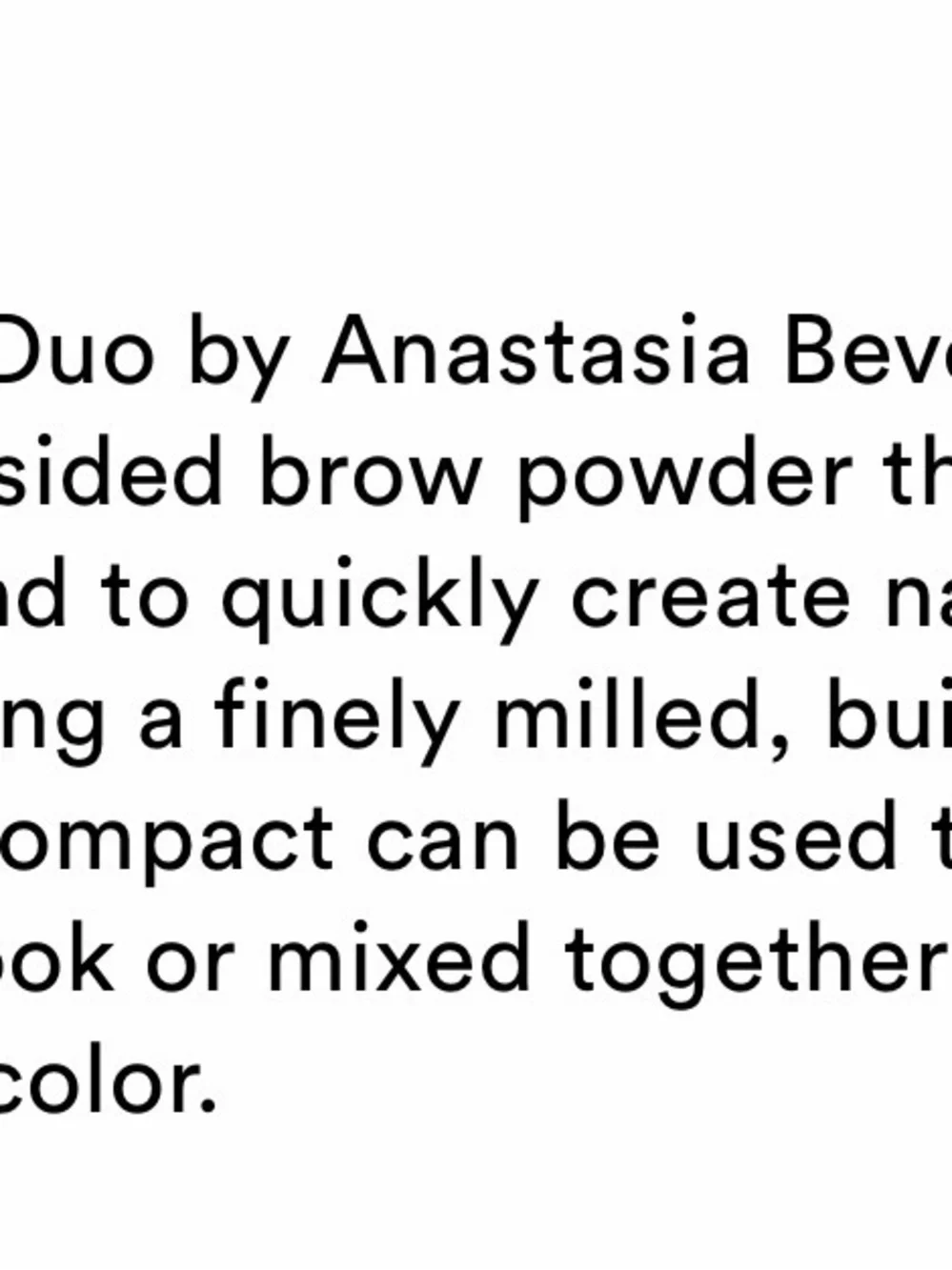 Anastasia Beverly Hills creates formula