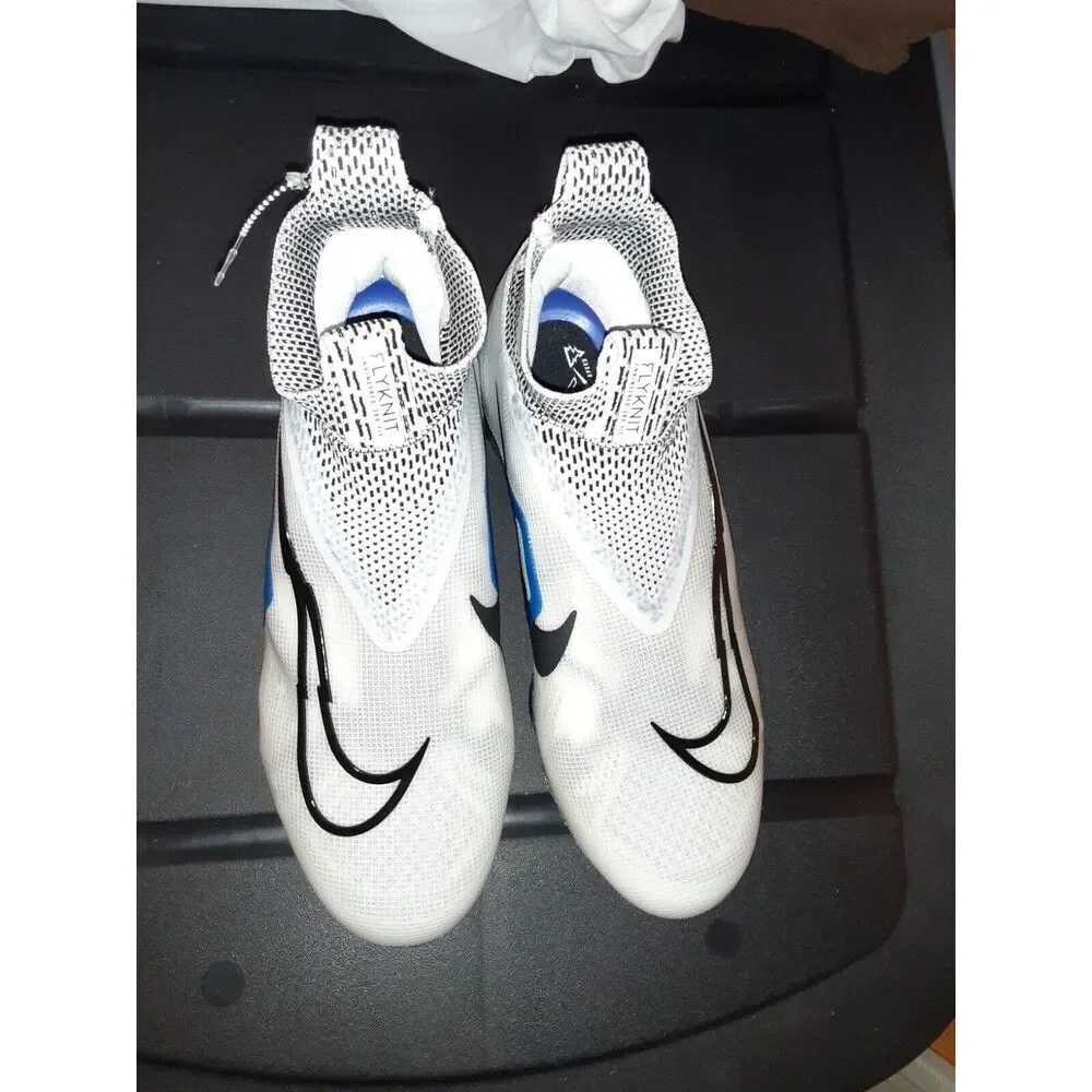 Nike Alpha Menace Elite 3 Football White Game Royal CT6648-101 Men's Size 9