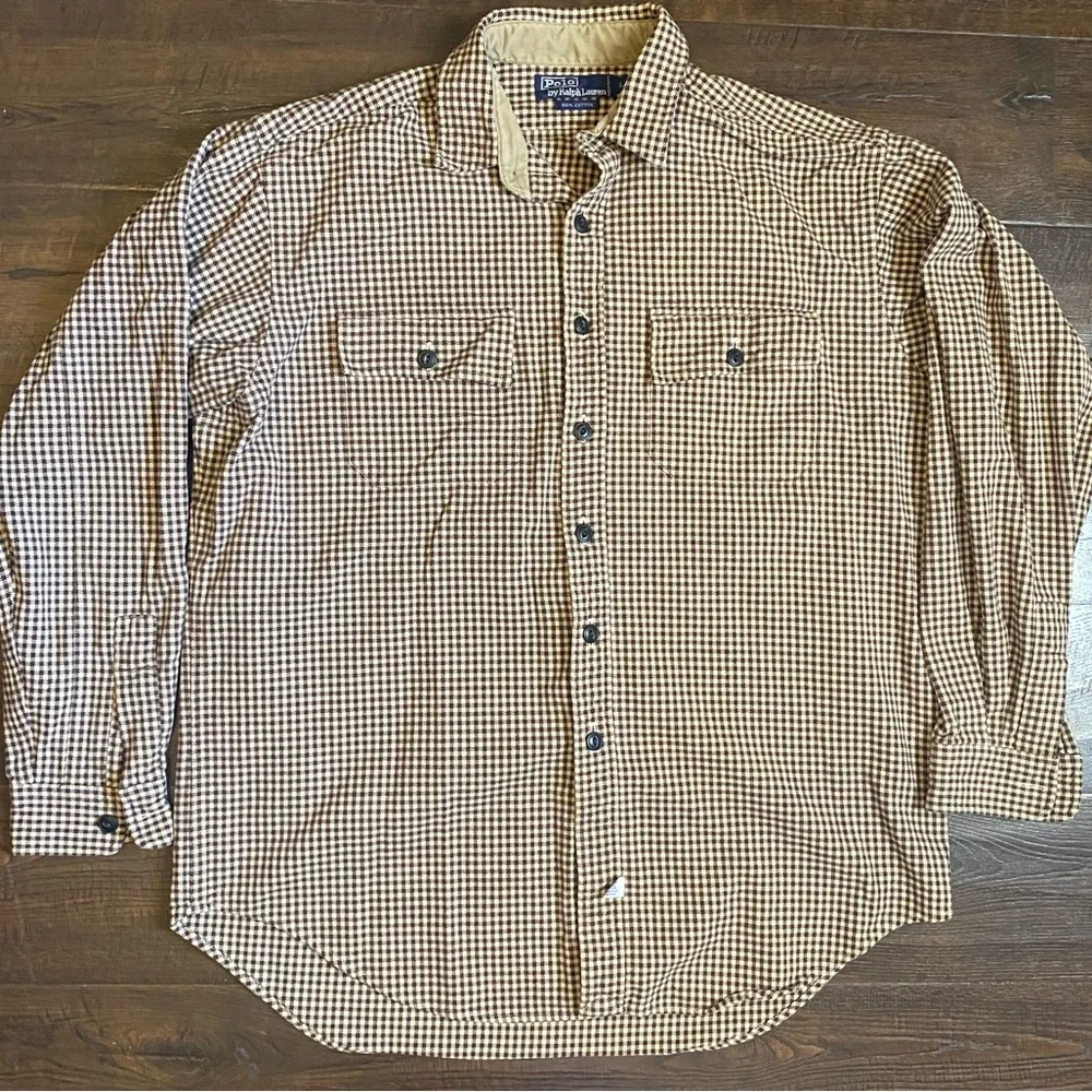 Vintage 100% Wool Polo Ralph Lauren‎ Flannel