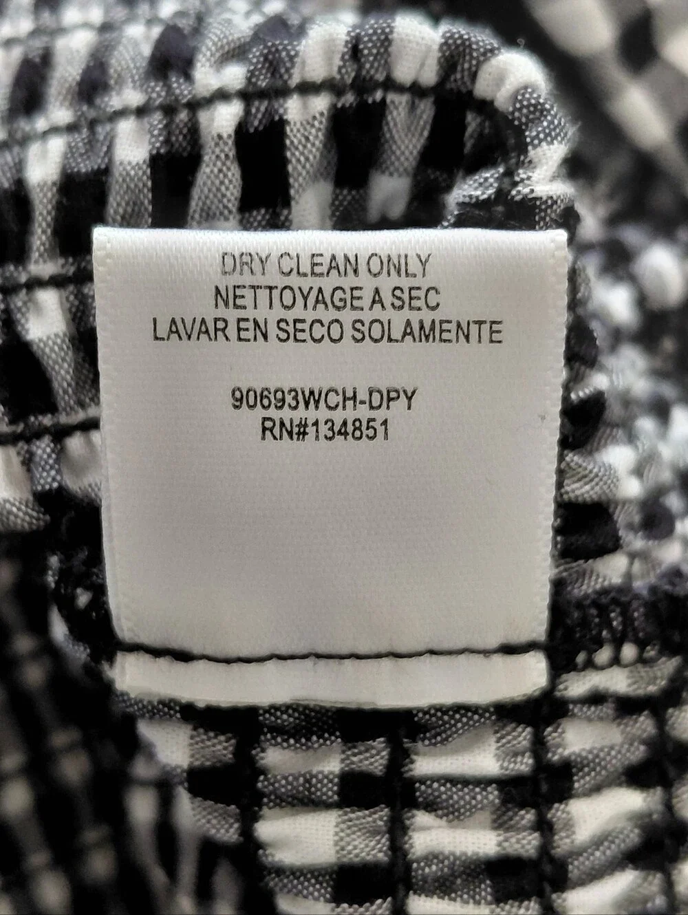 Wayf nwot gingham