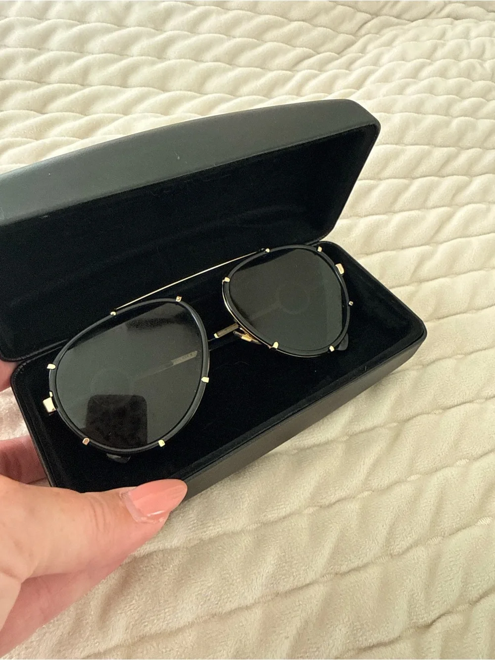 N/A metal aviator lens
