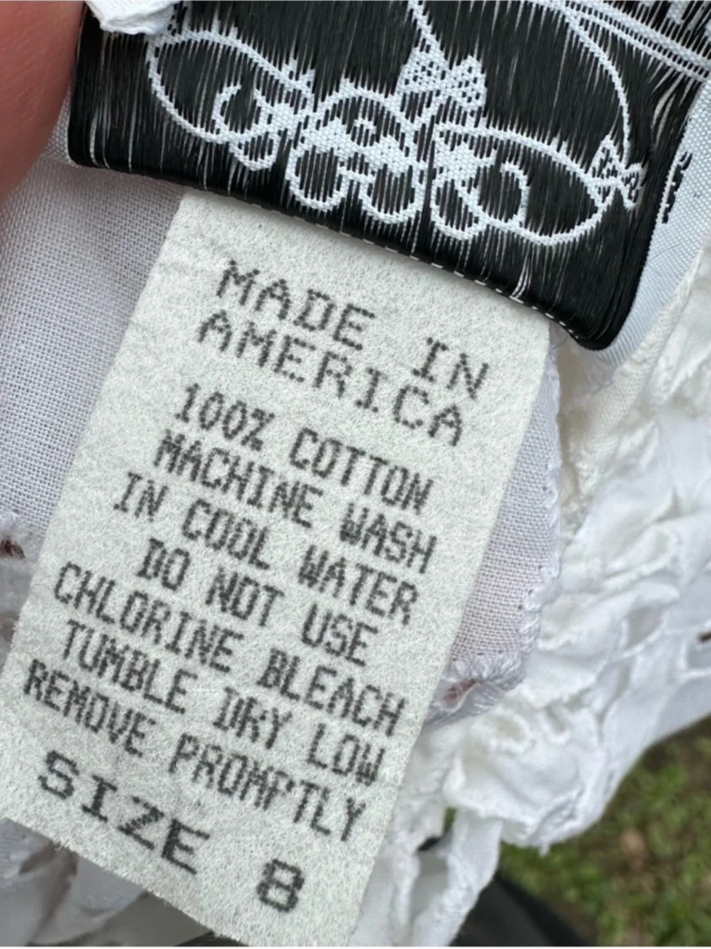 Vintage 100% cotton