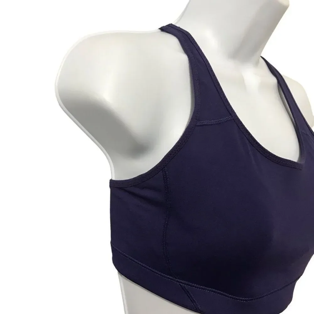 Nike purple sports bra size M.   A362