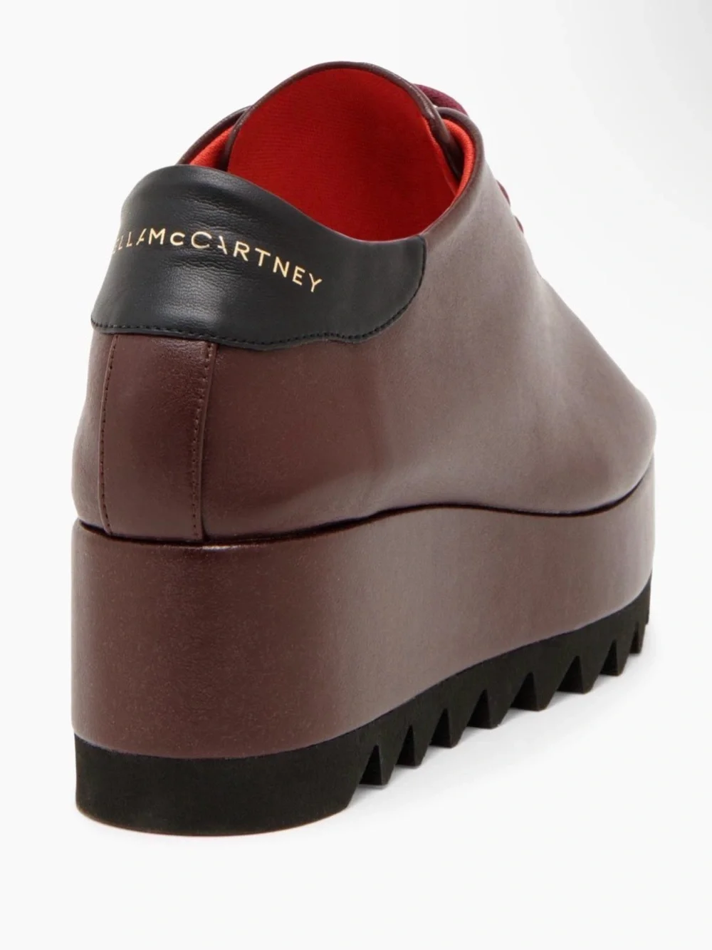 Stella McCartney Elyse Platform Sneakers in Moka | Size 9