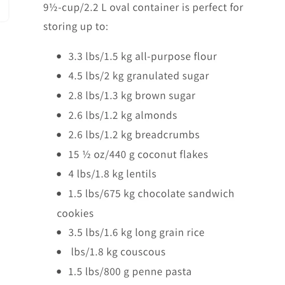 Tupperware capacity up packaging