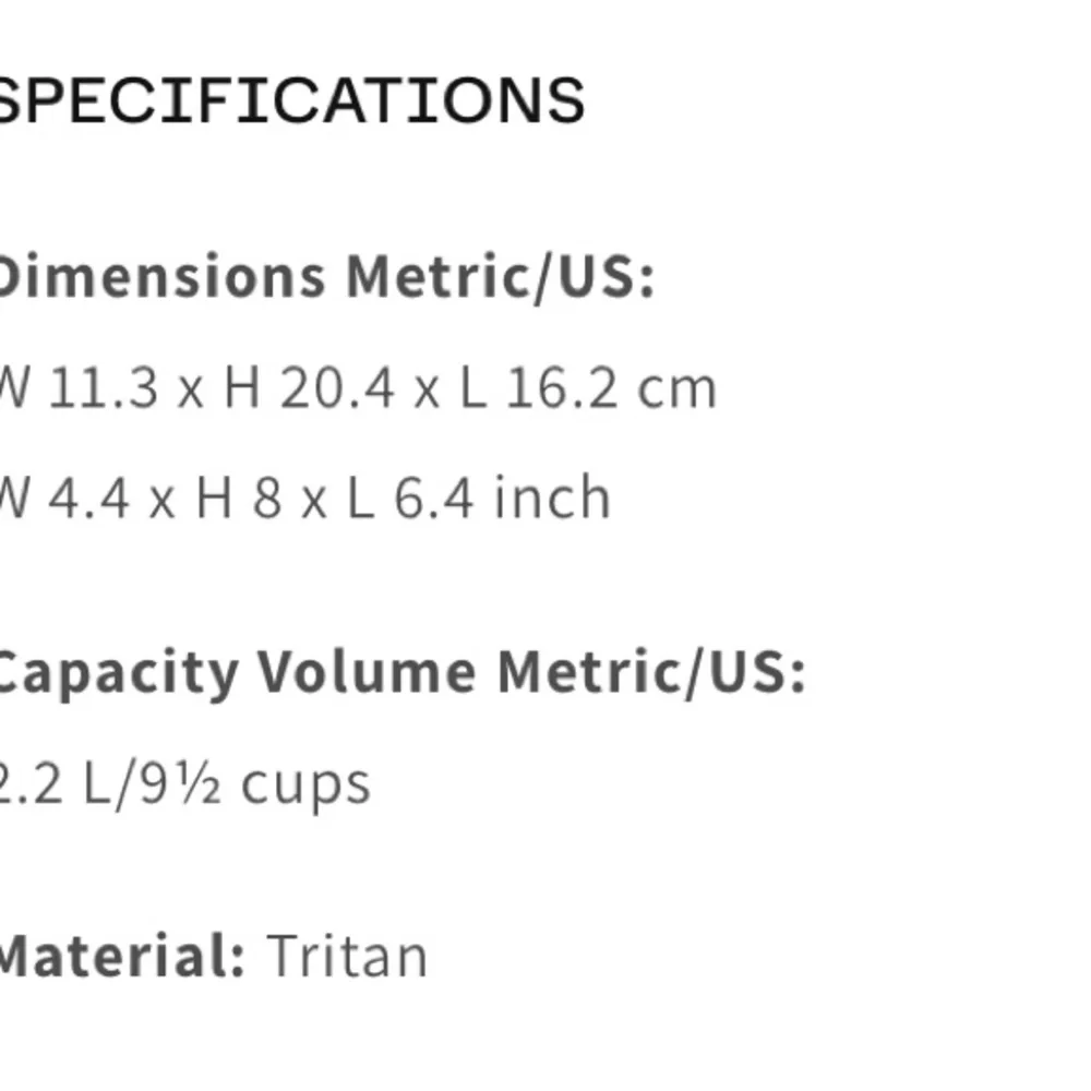 Tupperware items clear 2l