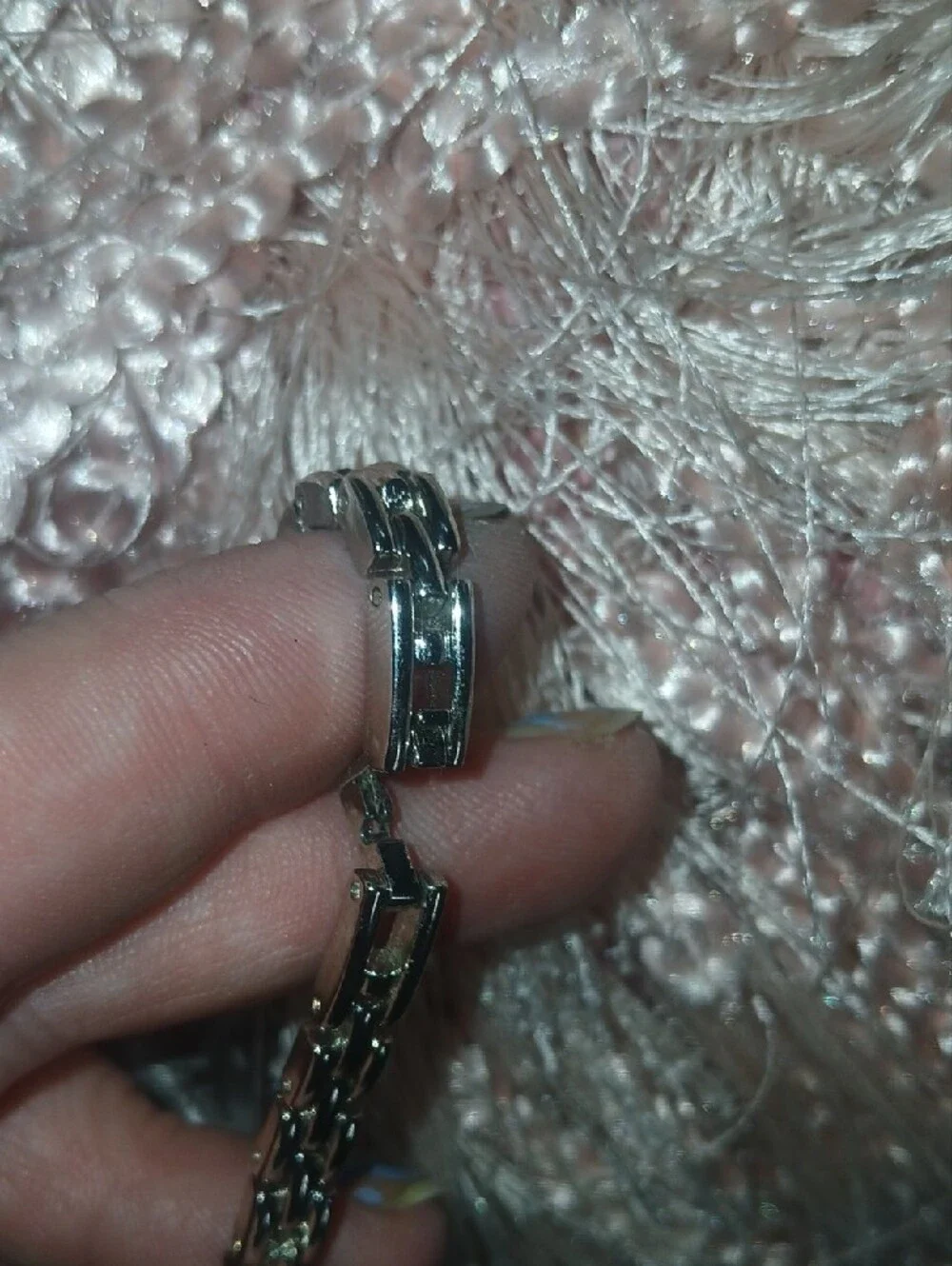 Diamond Watches polished silver